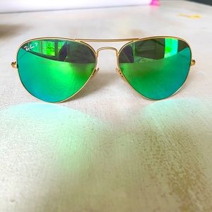 ray ban aviator flash lenses